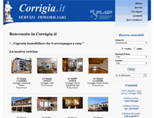 Tablet Screenshot of corrigia.it